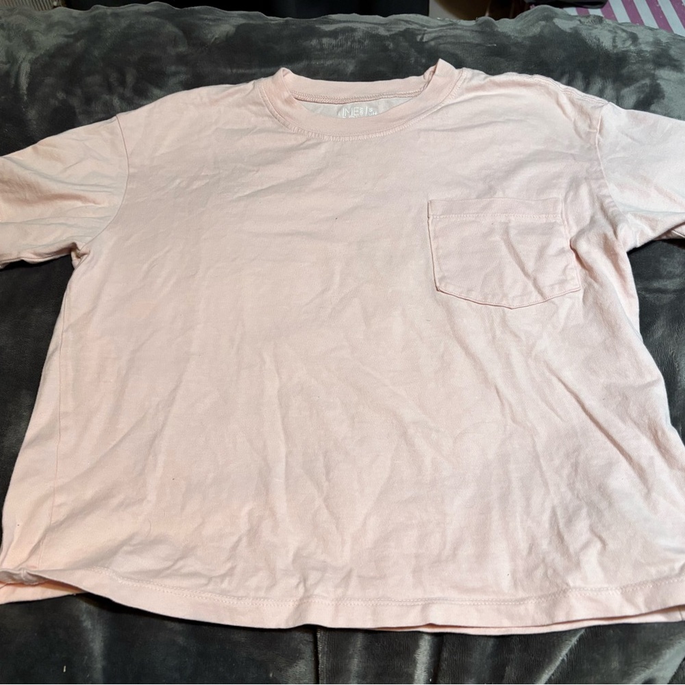 Time and Tru Pink Short Sleeve Tee